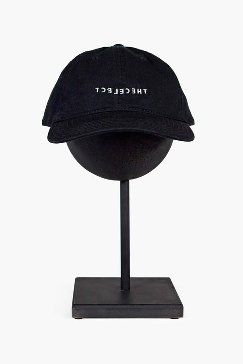 Mirror Logo Hat Black ACCESSORIES | HAT THE CELECT   