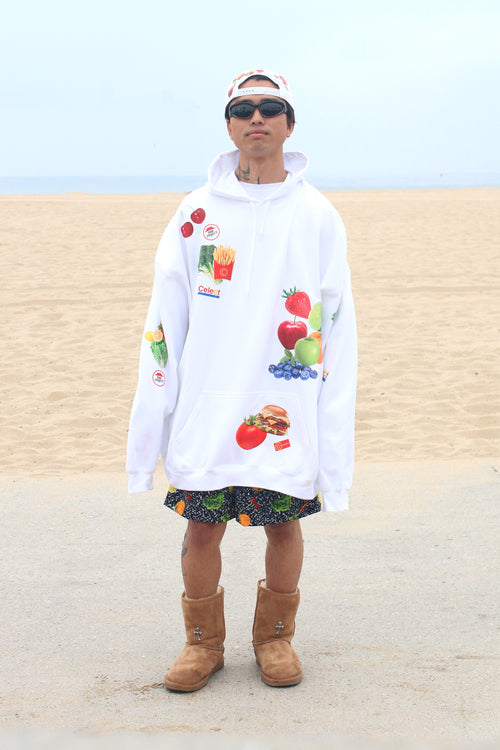 Food Collage Hoody FLEECE | HOODIE THE CELECT MENS