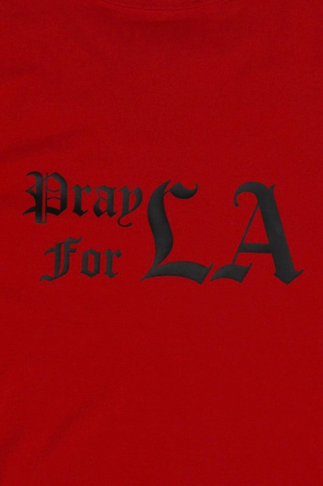 Times Pray For LA Red KNITS | GRAPHIC THE CELECT MENS