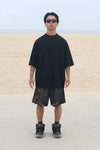 Boxy T Black KNITS | SHORT SLEEVE THE CELECT MENS