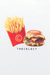 Burger and Fries T White KNITS | GRAPHIC THE CELECT MENS