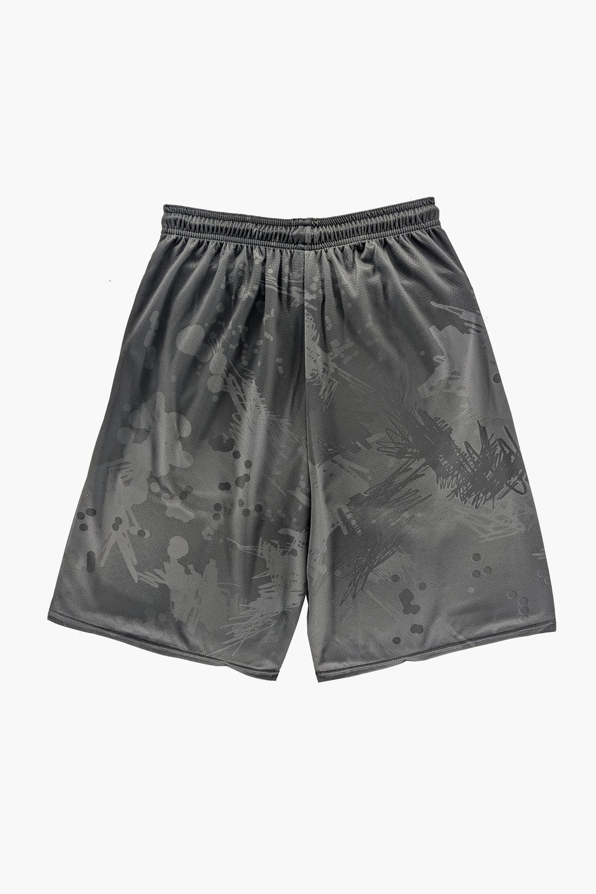 Big Knit Short Scratch Camo Black SHORTS THE CELECT MENS