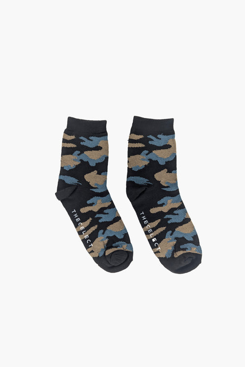 Light Blue Camo Sock ACCESSORIES | SOCK THE CELECT