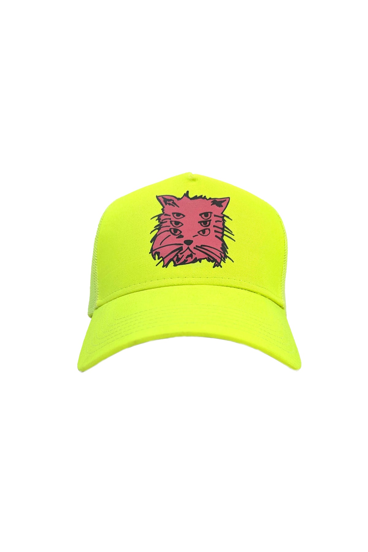 Cat Head Trucker Cap Neon ACCESSORIES | HAT THE CELECT