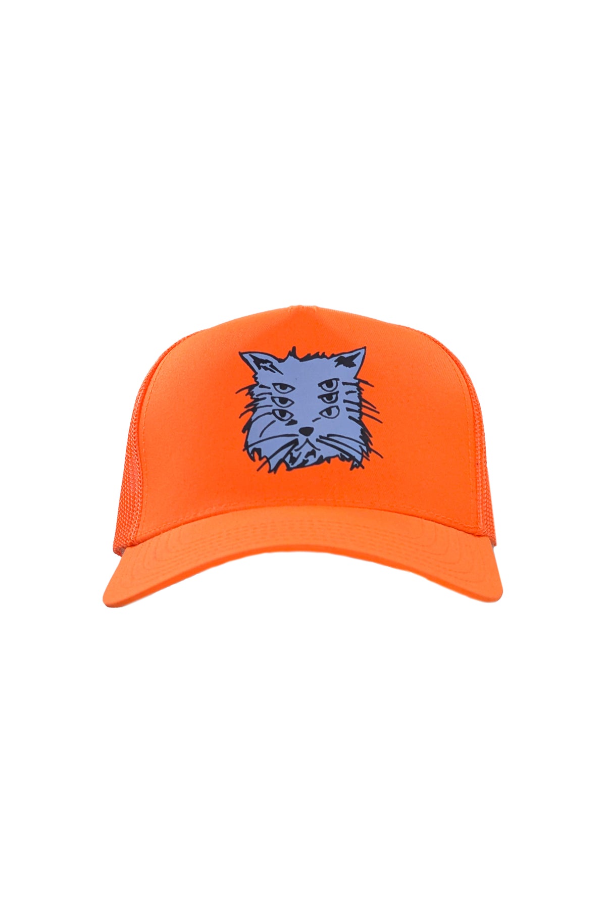 Cat Head Trucker Cap Orange ACCESSORIES | HAT THE CELECT