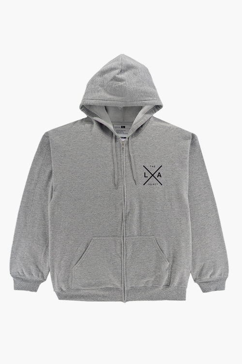 Celect Los Angeles Hoody Grey FLEECE | HOODIE THE CELECT MENS