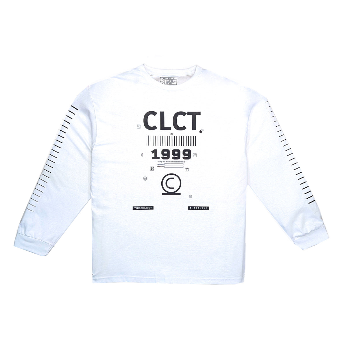 CLCT Tee White KNITS | LONG SLEEVE THE CELECT MENS