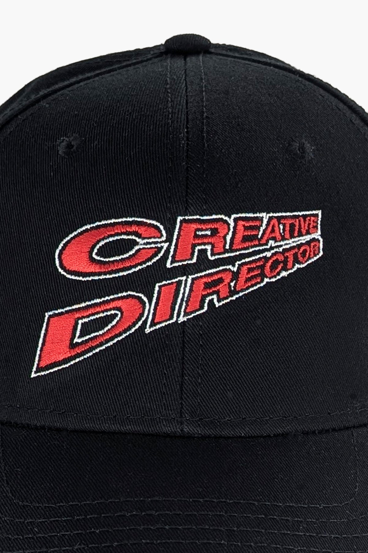Creative Director Black Low Profile Cap ACCESSORIES | HAT THE CELECT