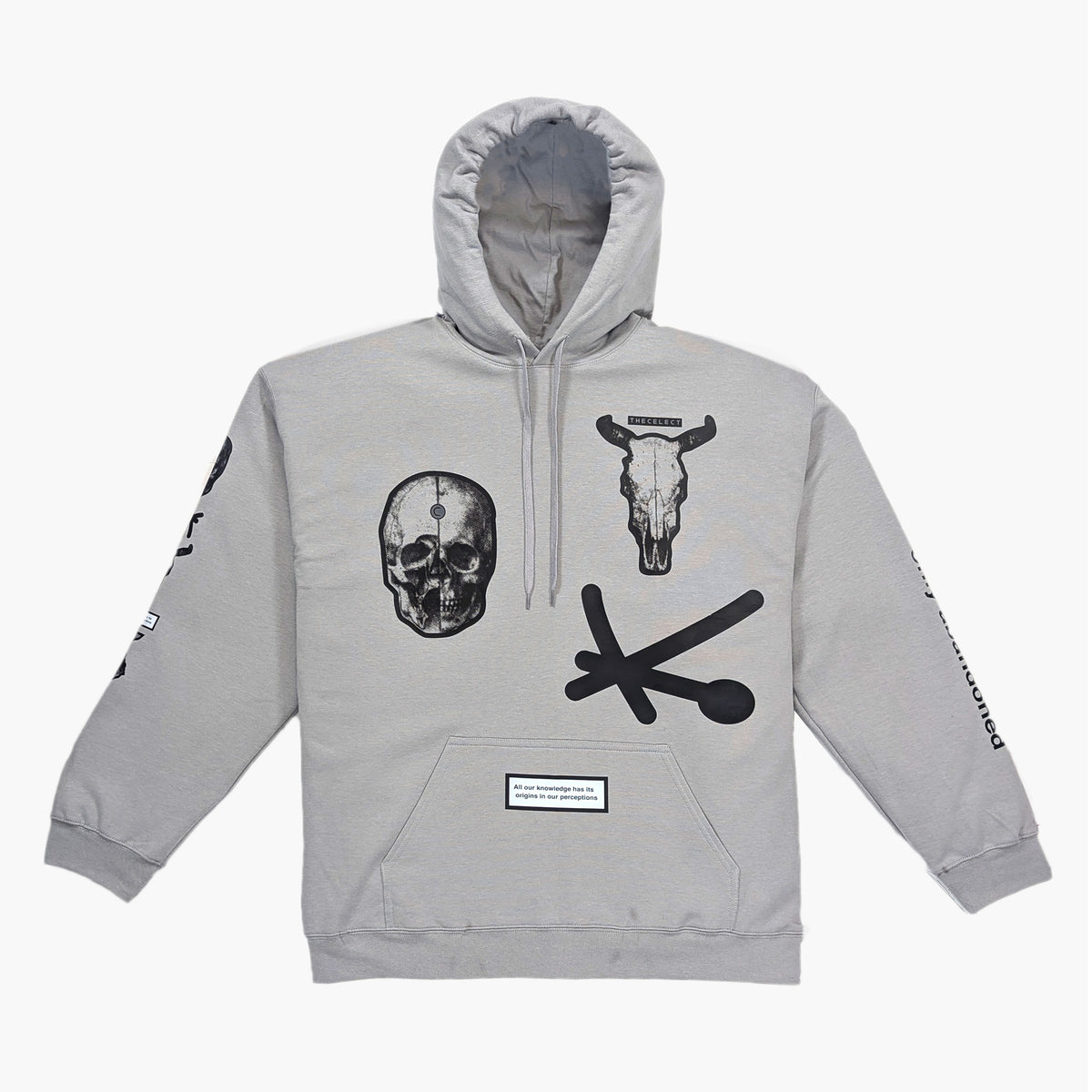 David Head Hoodie Grey FLEECE | HOODIE THE CELECT MENS