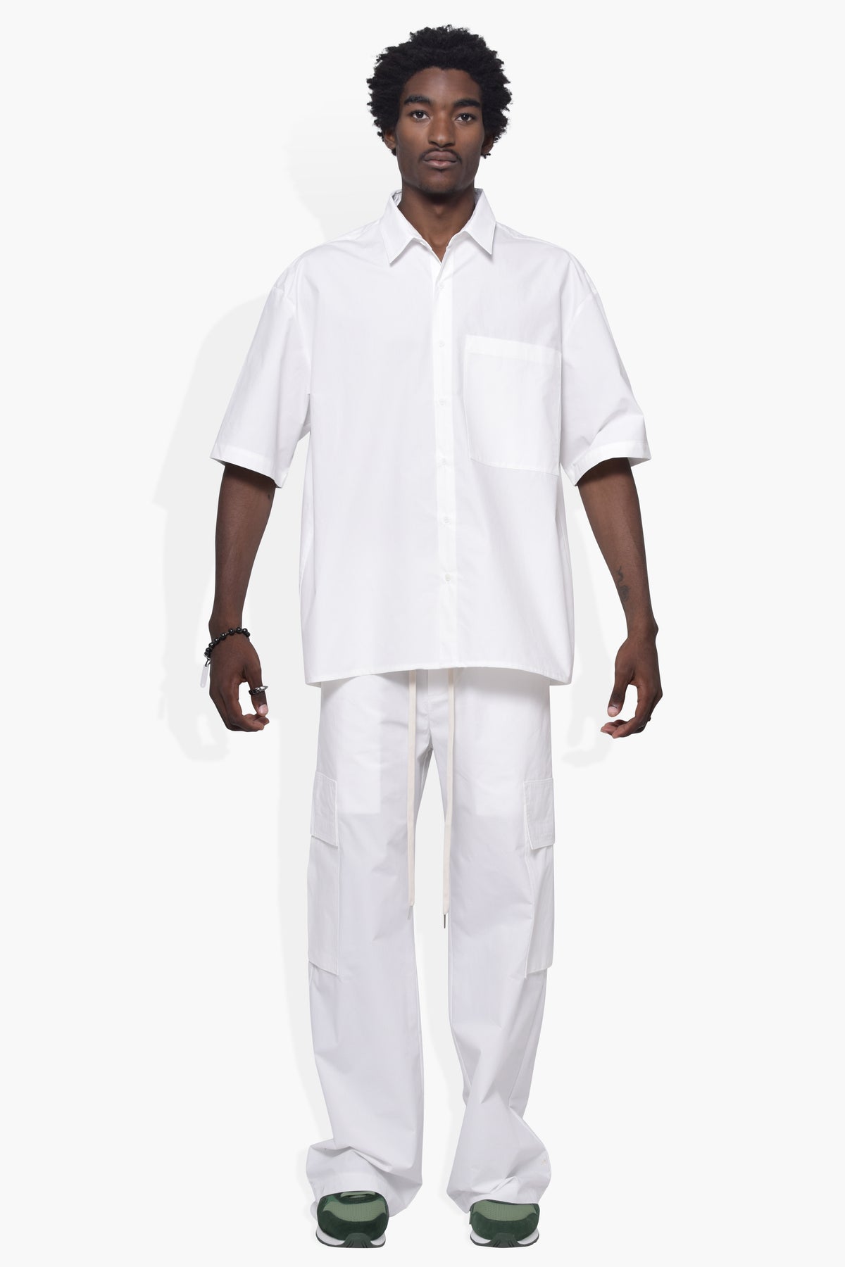Foundation Woven Shirt  White WOVENS | SHORT SLEEVE THE CELECT MENS   