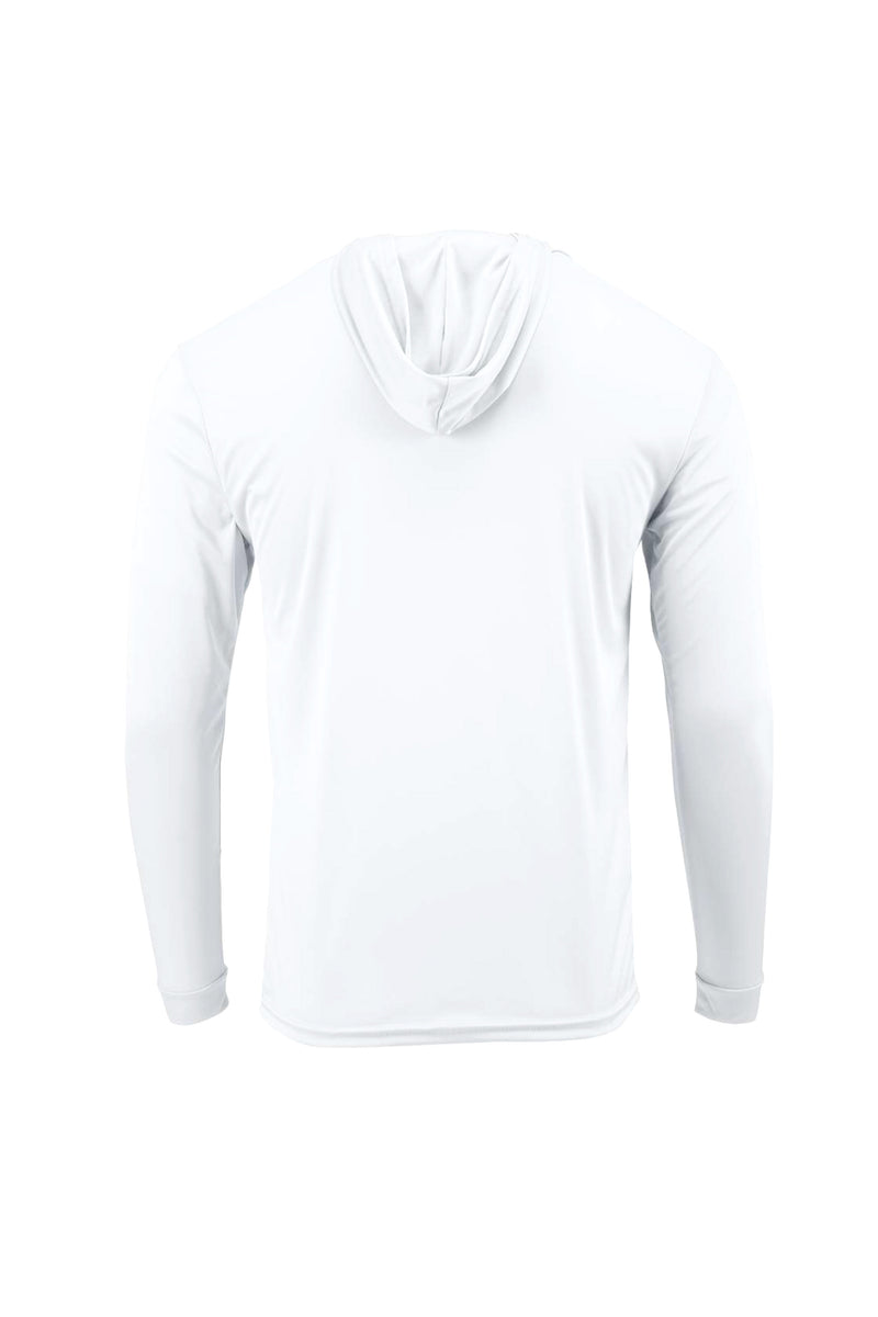 Performance Hooded Long Sleeve T-Shirt White T-SHIRT PREMIER