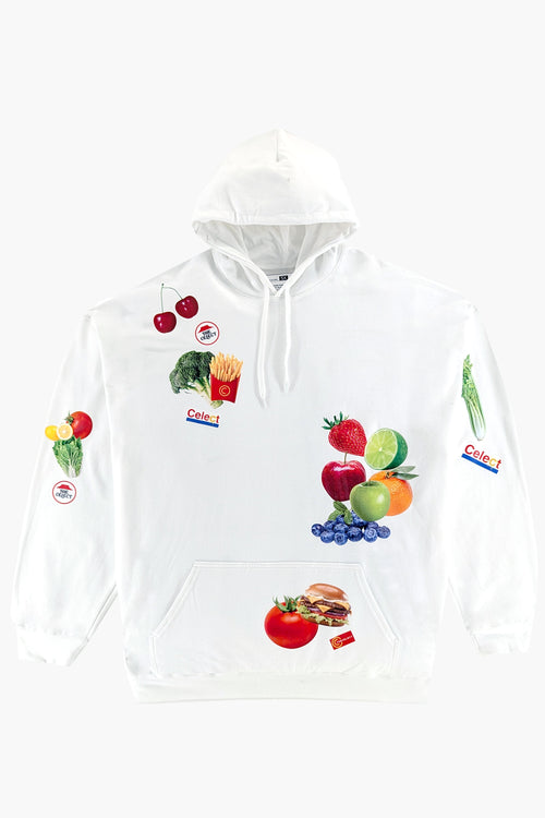Food Collage Hoody FLEECE | HOODIE THE CELECT MENS