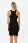 Sporty Dress Black DRESSES THE CELECT WOMAN