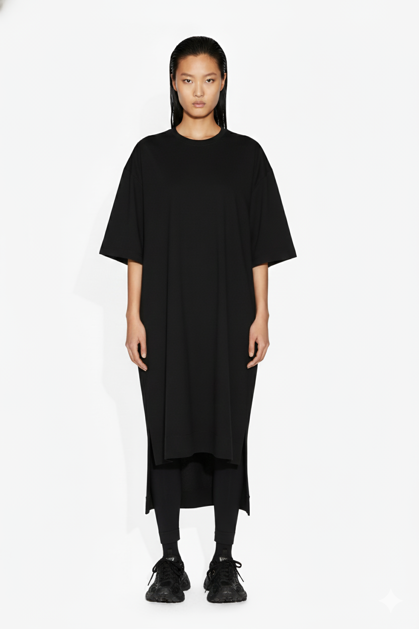 Tee Dress Black DRESSES THE CELECT WOMAN