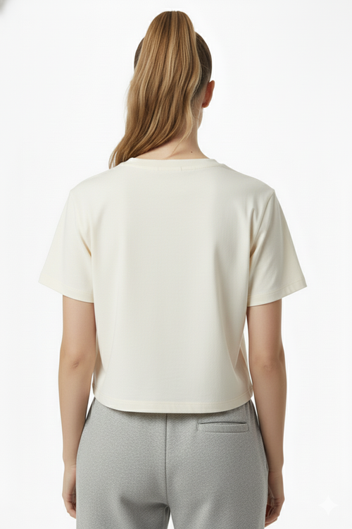 Outstanding T Cream WOVENS | SHORT SLEEVE THE CELECT WOMAN