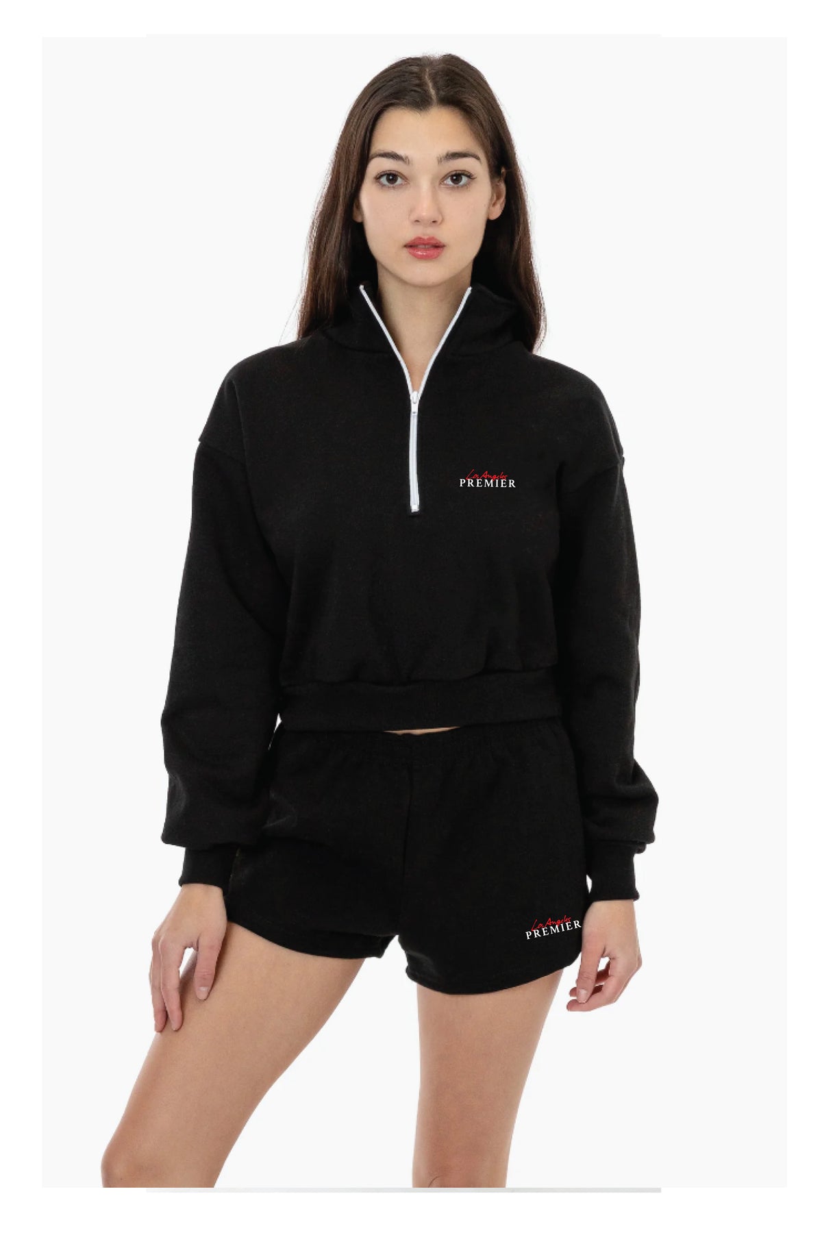 LOS ANGELES PREMIER Flex Fleece Half Zip Cropped Pullover FLEECE | GRAPHIC HOODY PREMIER   