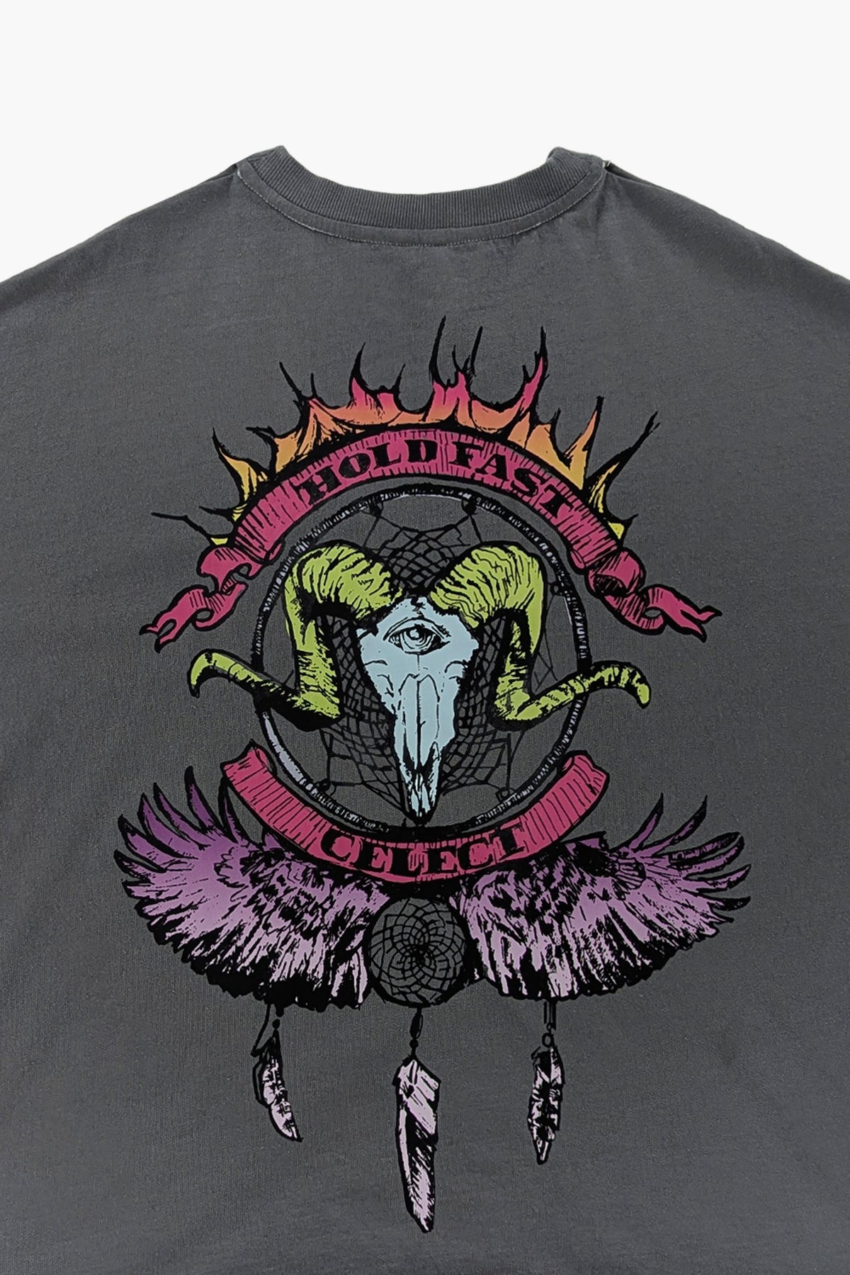 Hold Fast Huge T Grey KNITS | GRAPHIC THE CELECT MENS