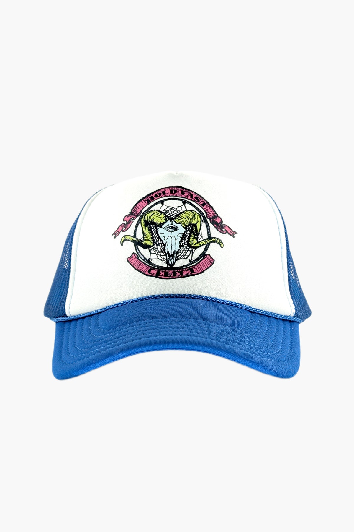 Hold Fast Trucker Cap Blue ACCESSORIES | HAT THE CELECT