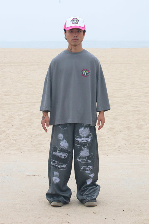 Hold Fast Huge T Grey KNITS | GRAPHIC THE CELECT MENS