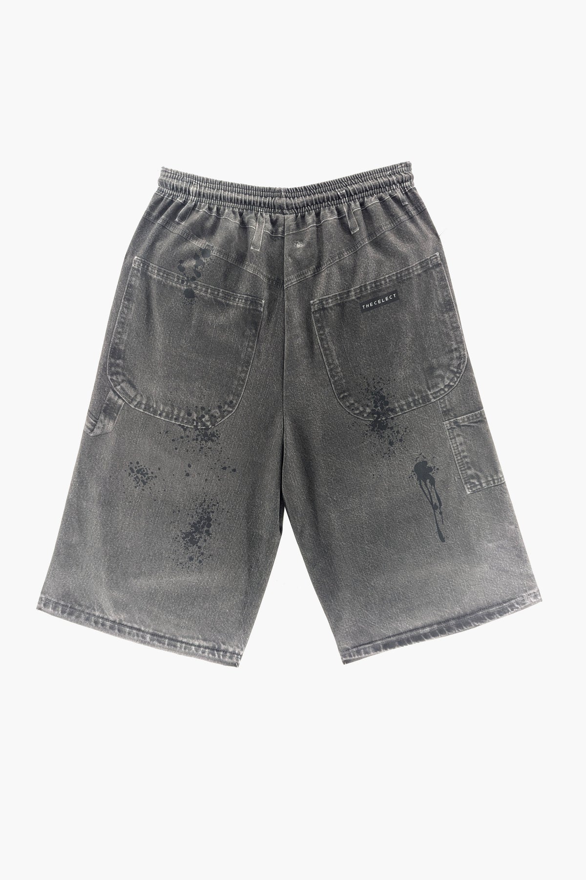 Jumbo Printed Denim Short SHORTS THE CELECT MENS