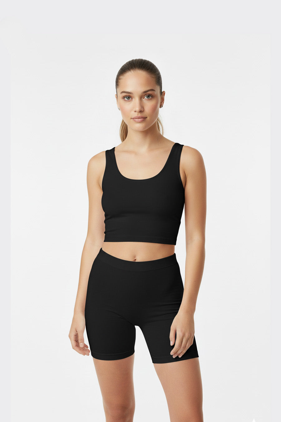 Level Tank Black SHORTS THE CELECT WOMAN