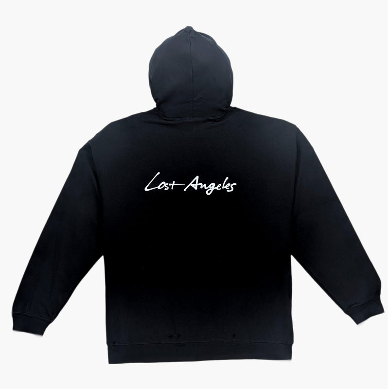 Lost Angeles Hoody Black FLEECE | GRAPHIC HOODY THE CELECT MENS