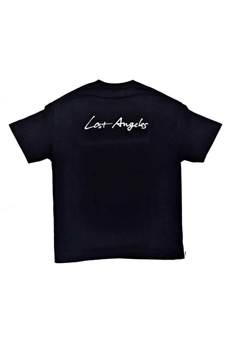 Lost Angeles T 2 Black KNITS | GRAPHIC THE CELECT MENS