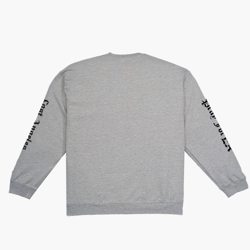 Lost LA Crewneck Grey FLEECE | CREWNECK THE CELECT MENS
