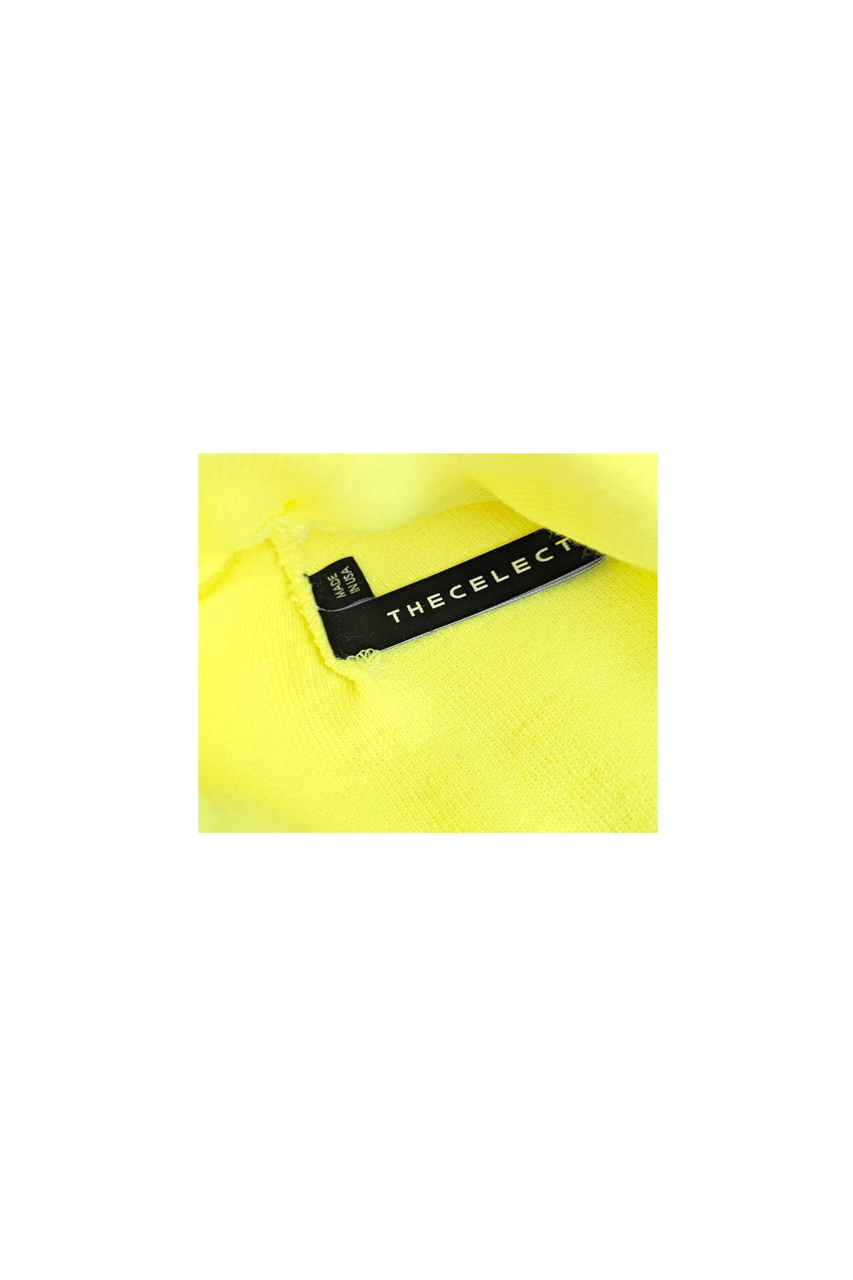 USA BEANIE 8.5" NEON YELLOW ACCESSORIES | HAT THE CELECT
