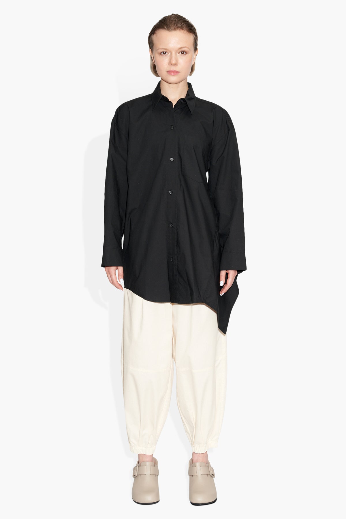 Off Sides Shirt Black BLOUSES | LONG SLEEVE THE CELECT WOMAN