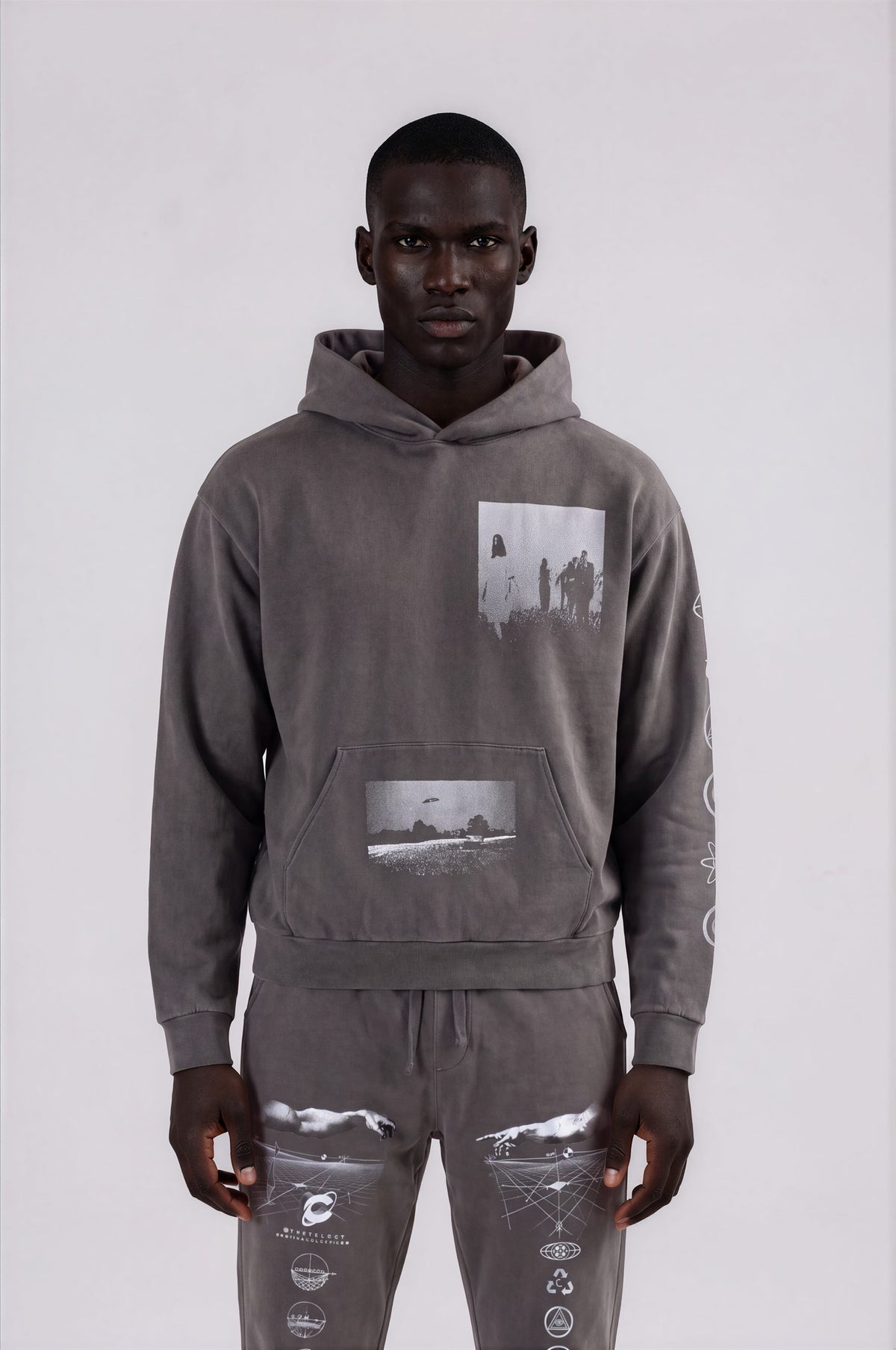 PERSPECTIVE HOODY FLEECE | HOODIE THE CELECT MENS