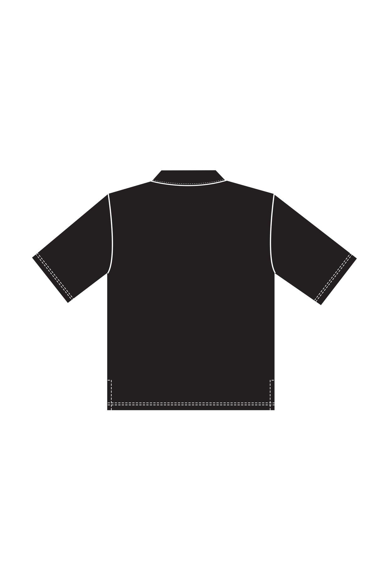 SS COACH POLO BLACK KNITS | SHORT SLEEVE PREMIER