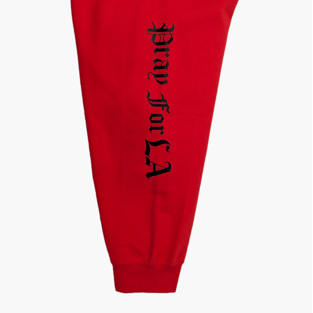 Pray for LA Hoody Red FLEECE | HOODIE THE CELECT MENS