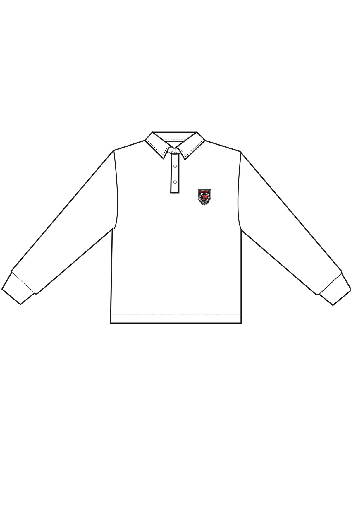 Premier Polo LS White KNITS | SHORT SLEEVE PREMIER
