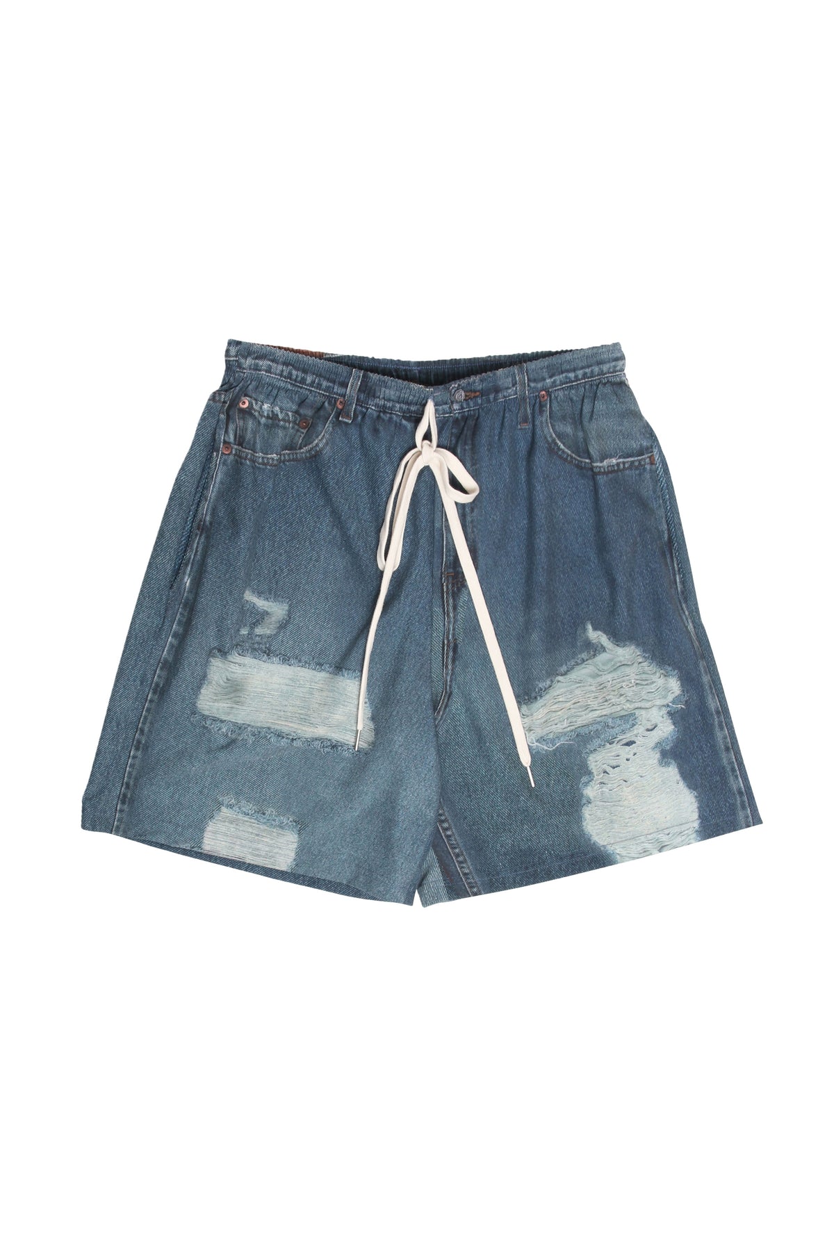 Dumb Printed Denim Short SHORTS THE CELECT MENS