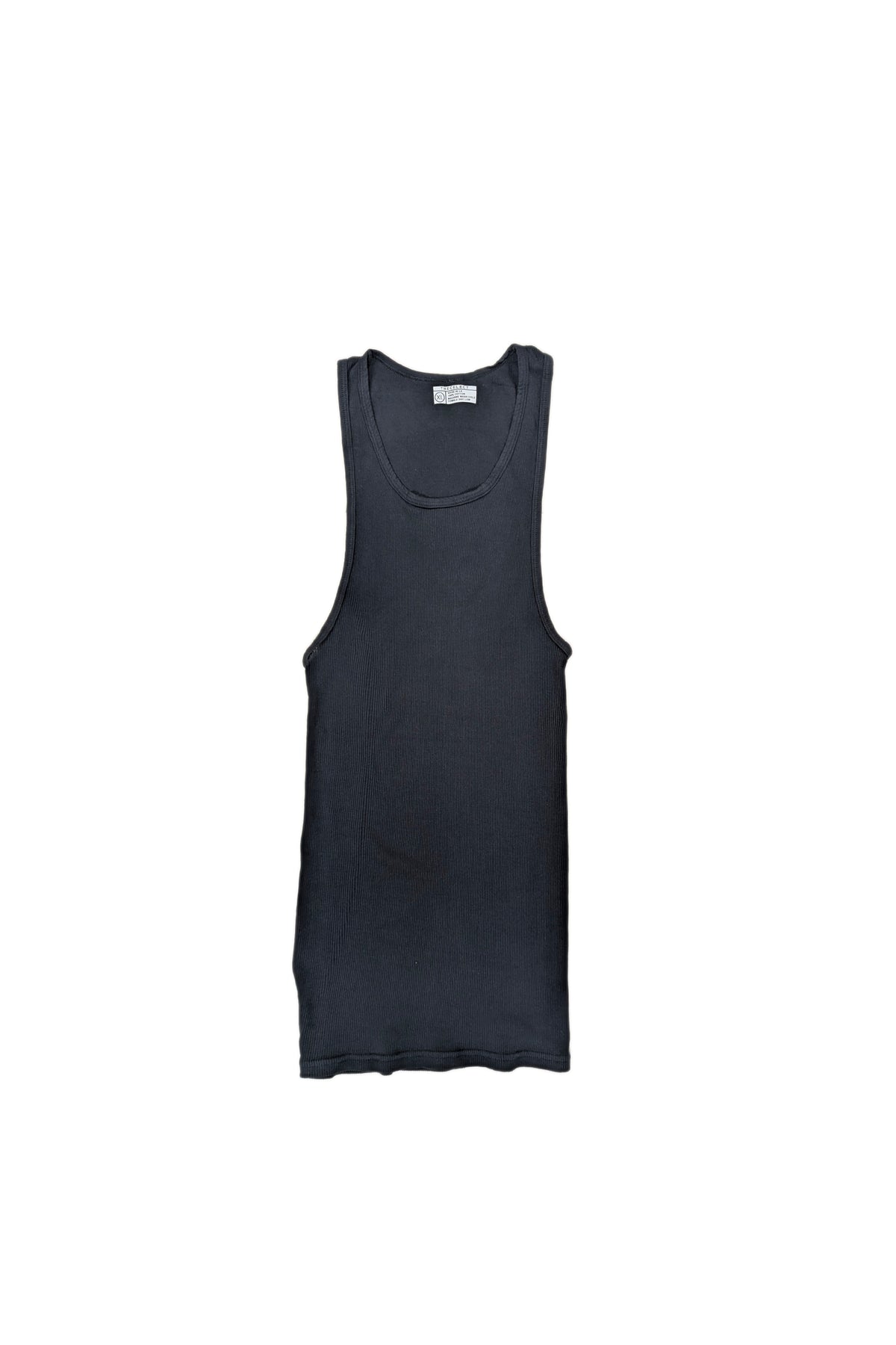 Ribbed Tank Black MENS TANK TOP THE CELECT