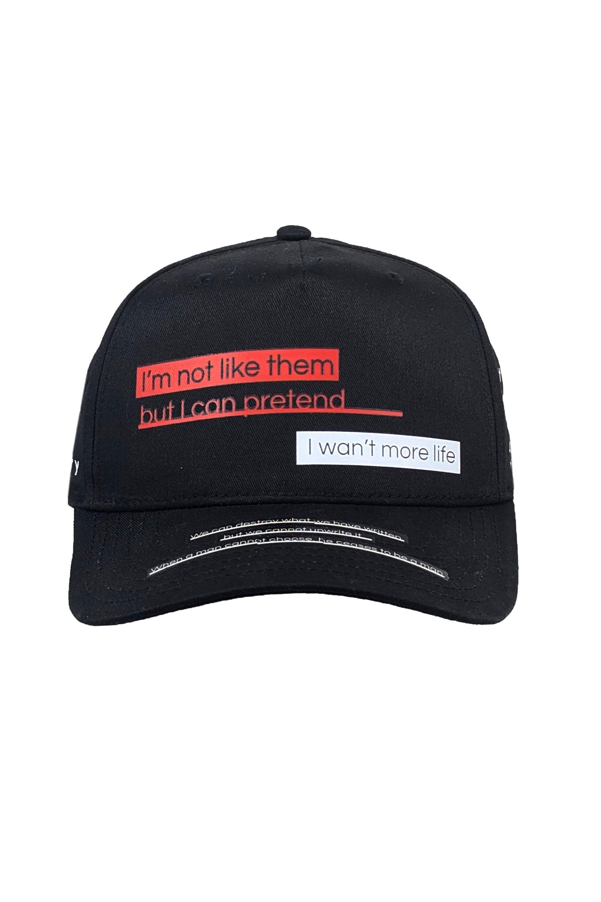 Sayings Mid Rise Printed Cap ACCESSORIES | HAT THE CELECT