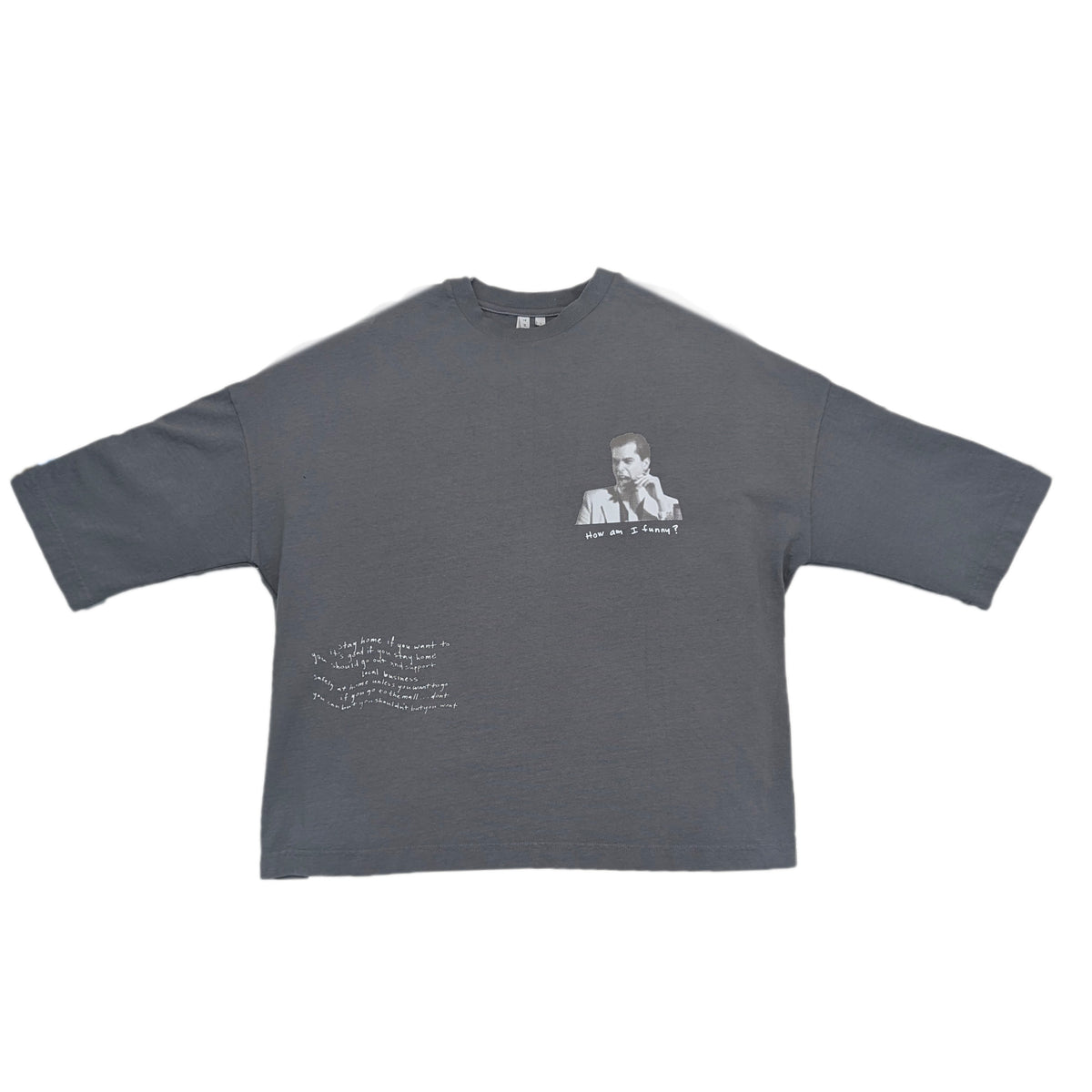Scream Huge T Grey KNITS | GRAPHIC THE CELECT MENS