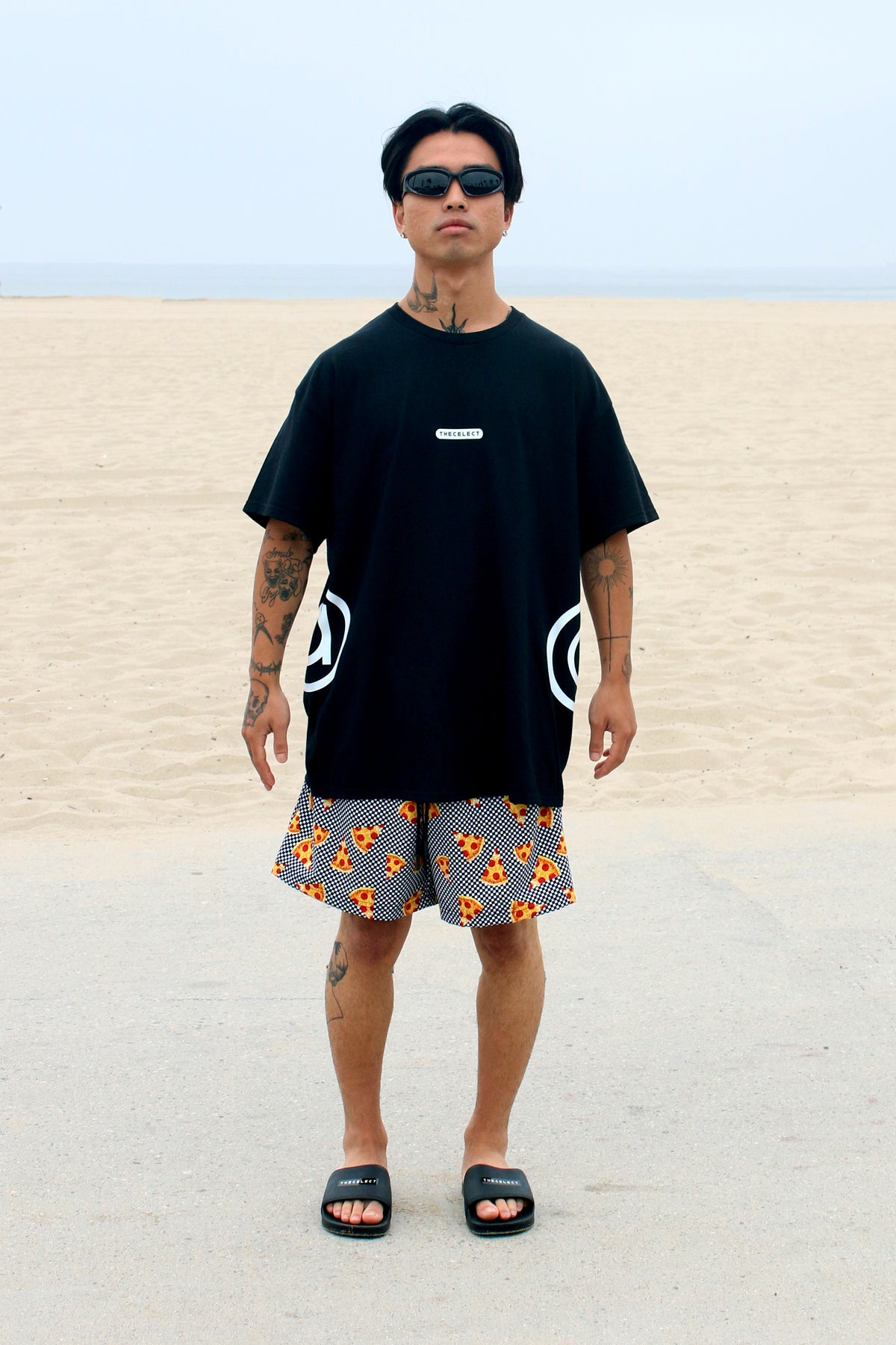 Side Logo T Black KNITS | GRAPHIC THE CELECT MENS