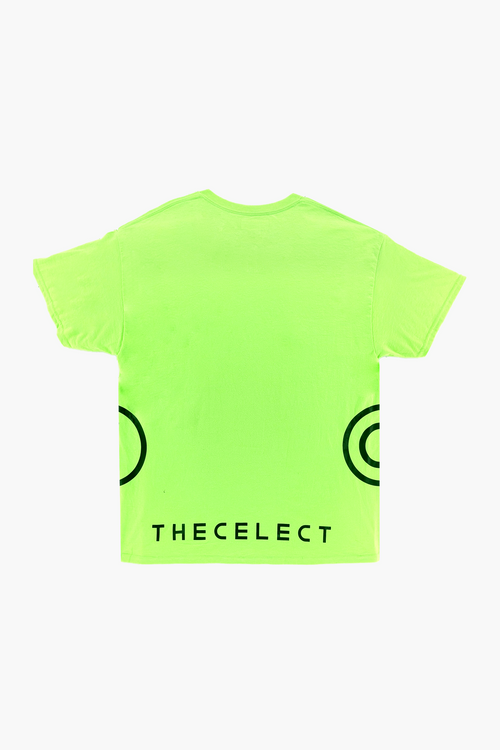Side Logo T Neon Green KNITS | GRAPHIC THE CELECT MENS