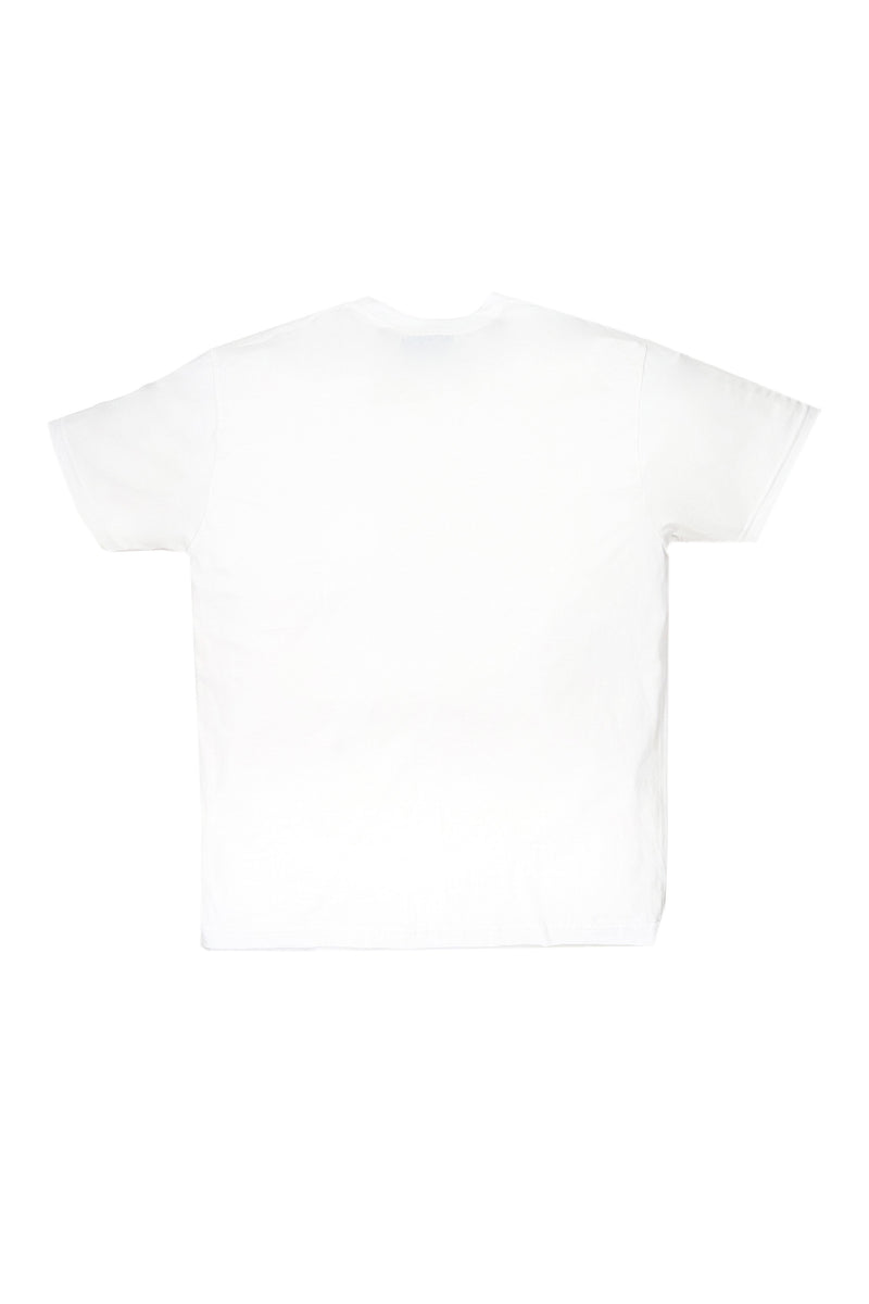 MADE IN USA STACKED LOGO T WHITE KNITS | GRAPHIC THE CELECT MENS