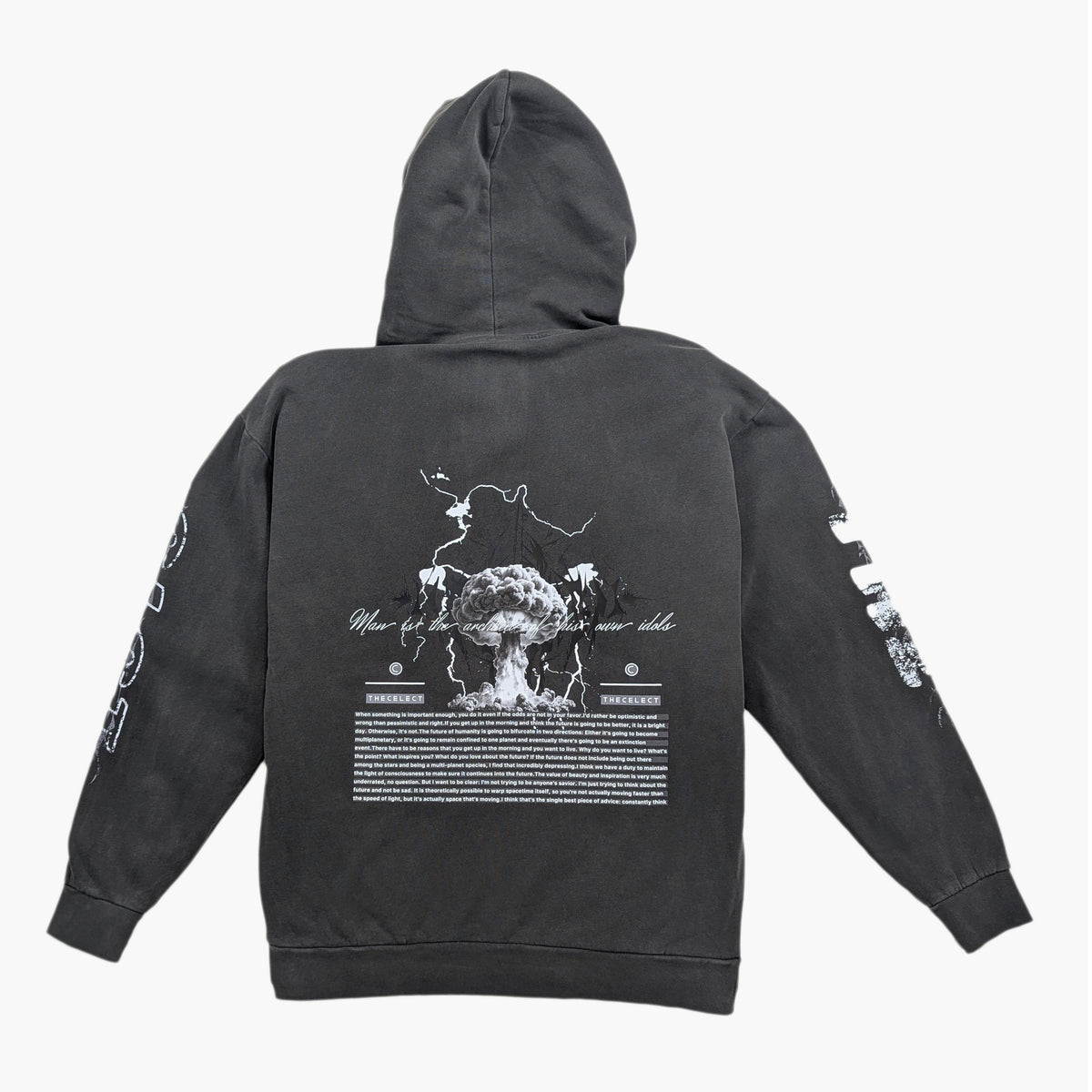 Stare Hoody Vintage Black FLEECE | HOODIE THE CELECT MENS