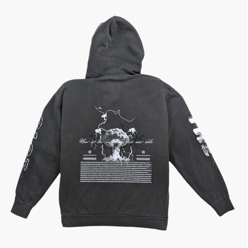 Stare Hoody Vintage Black FLEECE | HOODIE THE CELECT MENS