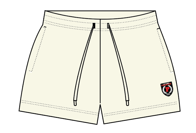 Premier Team Short 5" Inseam Off White PREMIER PREMIER