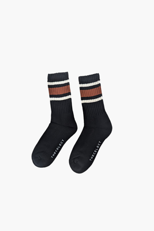 Stripe Black Sock ACCESSORIES | SOCK THE CELECT