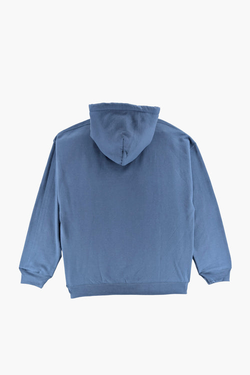 C SQUARE LOGO HOODIE SLATE BLUE FLEECE | GRAPHIC HOODY THE CELECT MENS