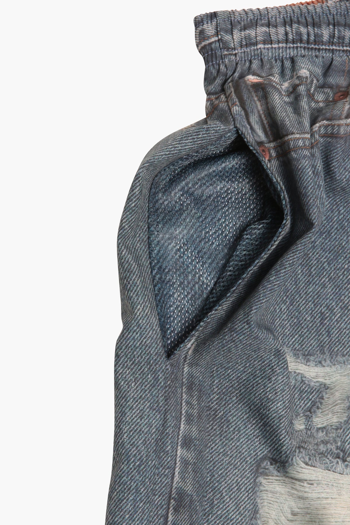 Dumb Printed Denim Short SHORTS THE CELECT MENS
