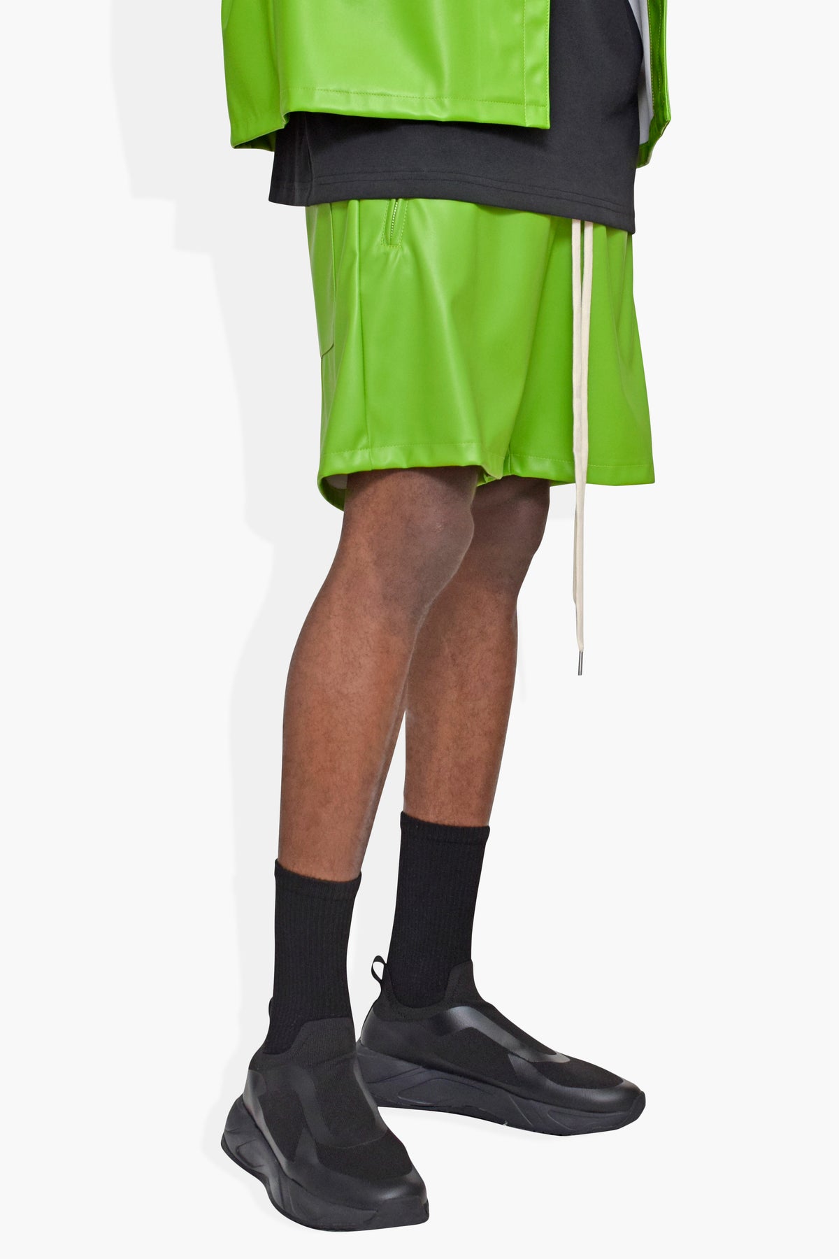 Zipper Short Green SHORTS THE CELECT MENS   
