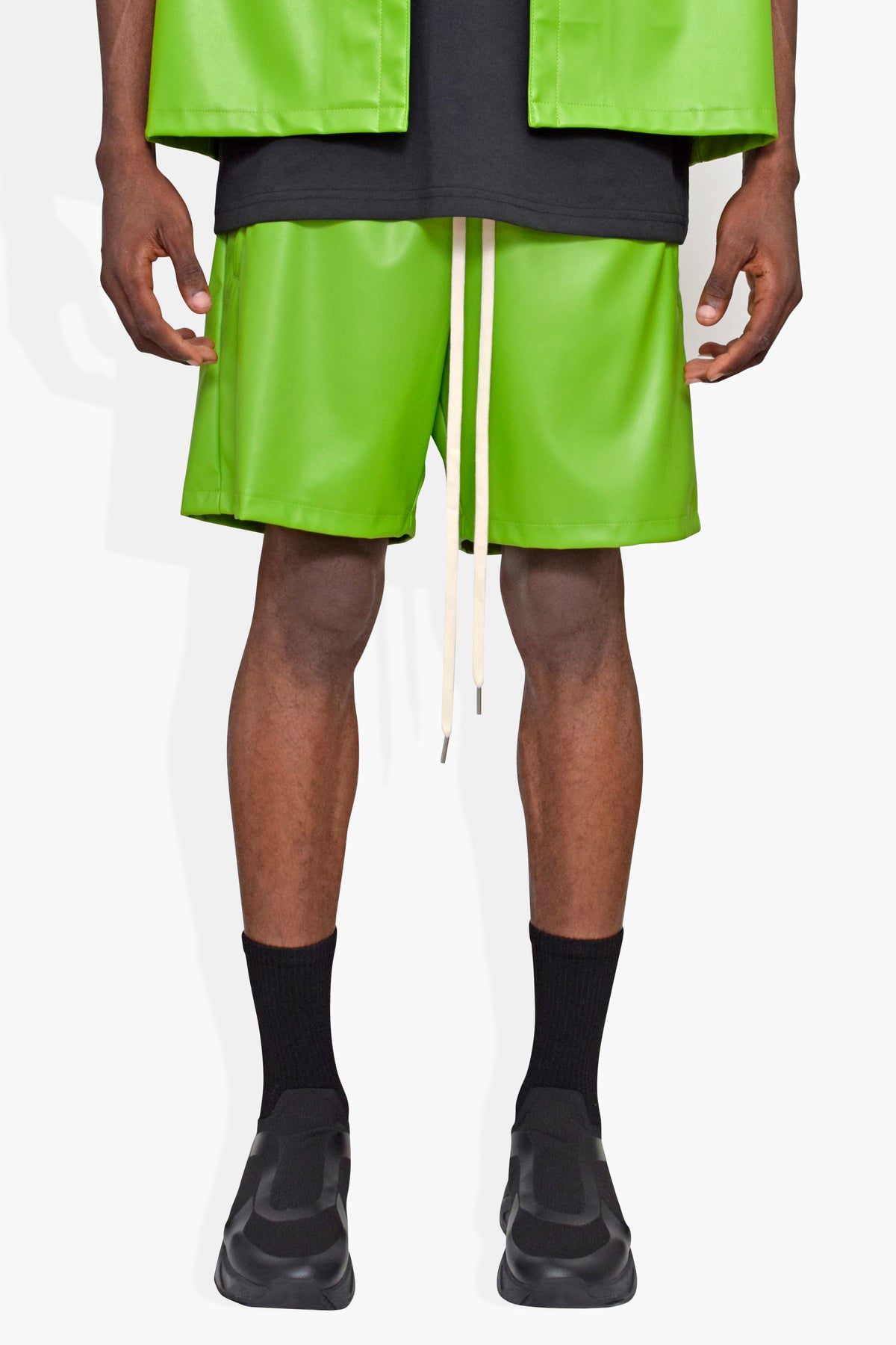 Zipper Short Green SHORTS THE CELECT MENS   