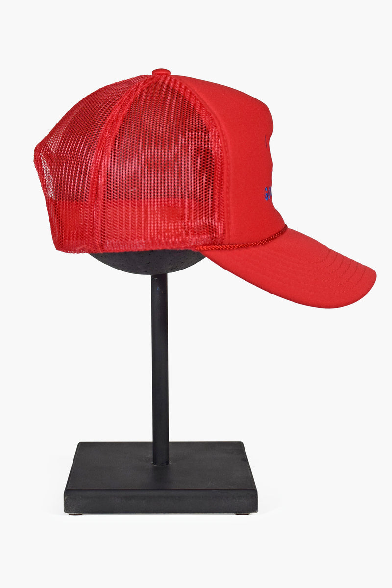Stacked Googled Hat Red HATS | CAP THE CELECT   